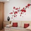 Red Cherry Blossom Wall Art (Photo 15 of 15)