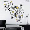 Abstract Art Wall Decal (Photo 3 of 15)