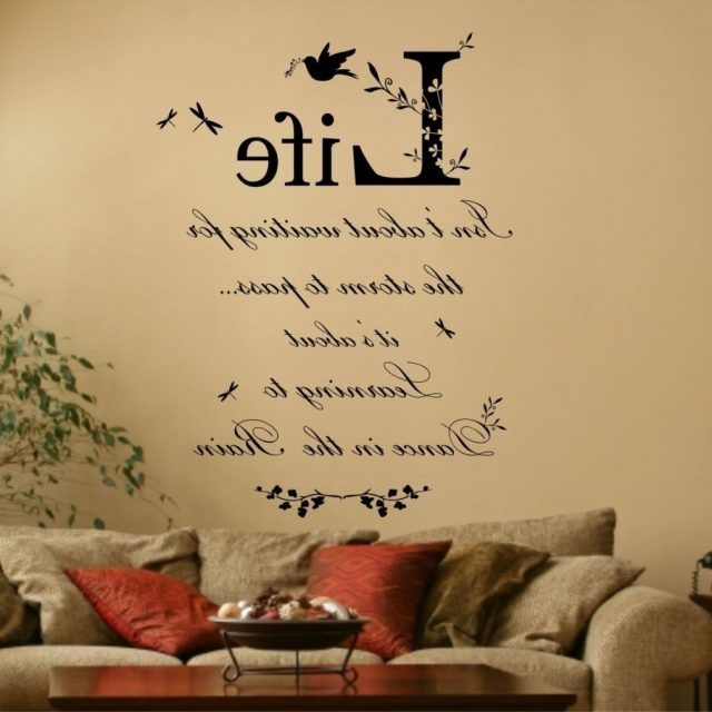 15 Best Collection of Wall Art Sayings