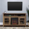 Wood Highboy Fireplace Tv Stands (Photo 8 of 15)