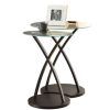 2-Piece Round Console Tables Set (Photo 10 of 15)