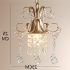 15 Best Walnut and Crystal Small Mini Chandeliers