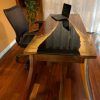Walnut Finish Live Edge Wood Contemporary Dining Tables (Photo 21 of 25)