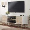 White Tv Stands Entertainment Center (Photo 5 of 15)