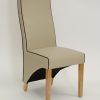 Ivory Leather Dining Chairs (Photo 25 of 25)