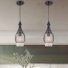 Cage Metal Shade Chandeliers (Photo 3 of 15)