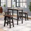 Berrios 3 Piece Counter Height Dining Sets (Photo 4 of 25)