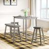 Berrios 3 Piece Counter Height Dining Sets (Photo 20 of 25)