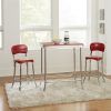 Bate Red Retro 3 Piece Dining Sets (Photo 1 of 25)