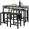 Mysliwiec 5 Piece Counter Height Breakfast Nook Dining Sets (Photo 8 of 25)