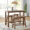 Mysliwiec 5 Piece Counter Height Breakfast Nook Dining Sets (Photo 24 of 25)