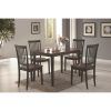 Candice Ii 5 Piece Round Dining Sets With Slat Back Side Chairs (Photo 4 of 25)