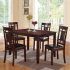 Candice Ii 7 Piece Extension Rectangular Dining Sets with Uph Side Chairs