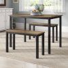 Ryker 3 Piece Dining Sets (Photo 4 of 25)
