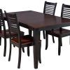 Adan 5 Piece Solid Wood Dining Sets (Set Of 5) (Photo 1 of 25)