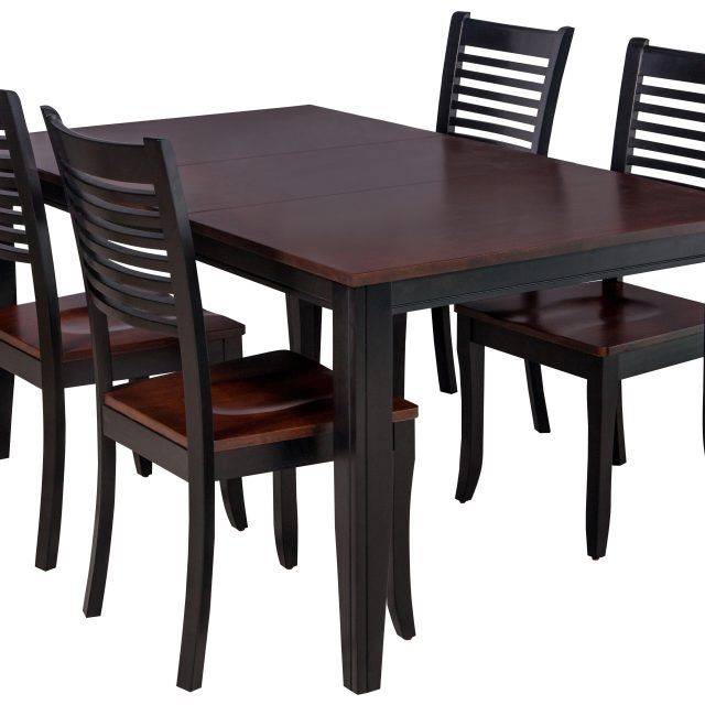 25 Inspirations Adan 5 Piece Solid Wood Dining Sets (set of 5)