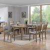 Caira Black 7 Piece Dining Sets With Upholstered Side Chairs (Photo 11 of 25)