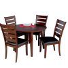 Hanska Wooden 5 Piece Counter Height Dining Table Sets (Set Of 5) (Photo 9 of 25)