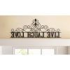 Live Love Laugh Metal Wall Decor (Photo 5 of 15)