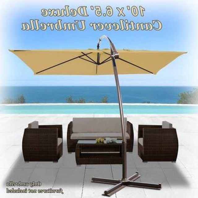 2024 Best of Tallulah Sunshade Hanging Outdoor Cantilever Umbrellas