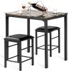 Askern 3 Piece Counter Height Dining Sets (Set Of 3) (Photo 3 of 25)