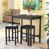 Tenney 3 Piece Counter Height Dining Sets (Photo 10 of 25)
