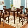 Biggs 5 Piece Counter Height Solid Wood Dining Sets (Set Of 5) (Photo 2 of 25)