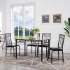 Taulbee 5 Piece Dining Sets (Photo 4 of 25)
