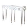 Silver Mirror And Chrome Console Tables (Photo 15 of 15)