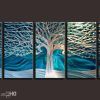 Abstract Metal Wall Art Painting (Photo 1 of 15)