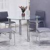 4 Seater Round Wooden Dining Tables With Chrome Legs (Photo 6 of 25)
