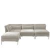 4Pc Alexis Sectional Sofas With Silver Metal Y-Legs (Photo 2 of 25)