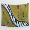 Abstract Musical Notes Piano Jazz Wall Artwork (Photo 13 of 15)