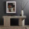 Asymmetrical Console Table-Book Stands (Photo 4 of 15)