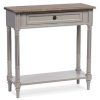 Oceanside White-Washed Console Tables (Photo 10 of 15)