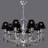 Black Chandeliers With Shades (Photo 3 of 15)