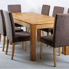 Oak And Glass Dining Tables And Chairs (Photo 16 of 25)