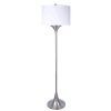 Brushed Nickel Standing Lamps (Photo 11 of 15)