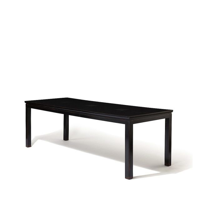 2024 Latest Black Extending Dining Tables