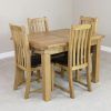 Oak Extending Dining Tables And 4 Chairs (Photo 16 of 25)