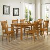 Craftsman 7 Piece Rectangle Extension Dining Sets With Uph Side Chairs (Photo 13 of 25)