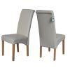 Cream Faux Leather Dining Chairs (Photo 10 of 25)