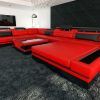 Red Black Sectional Sofas (Photo 2 of 15)