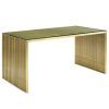 Steel And Glass Rectangle Dining Tables (Photo 15 of 25)