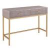 Faux Shagreen Console Tables (Photo 9 of 15)