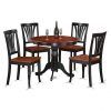 Goodman 5 Piece Solid Wood Dining Sets (Set Of 5) (Photo 20 of 25)