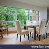 Glass Dining Tables And Leather Chairs (Photo 11 of 25)