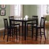 Goodman 5 Piece Solid Wood Dining Sets (Set Of 5) (Photo 12 of 25)