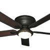 Hugger Outdoor Ceiling Fans With Lights (Photo 3 of 15)