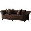 Sofas In Chocolate Brown (Photo 2 of 15)